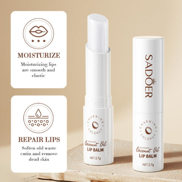 SADOER Coconut Oil Lip Blam2.7g   椰子润唇膏