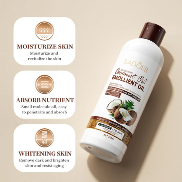 Coconut Oil Emollien Oil 250ml 椰子润肤油