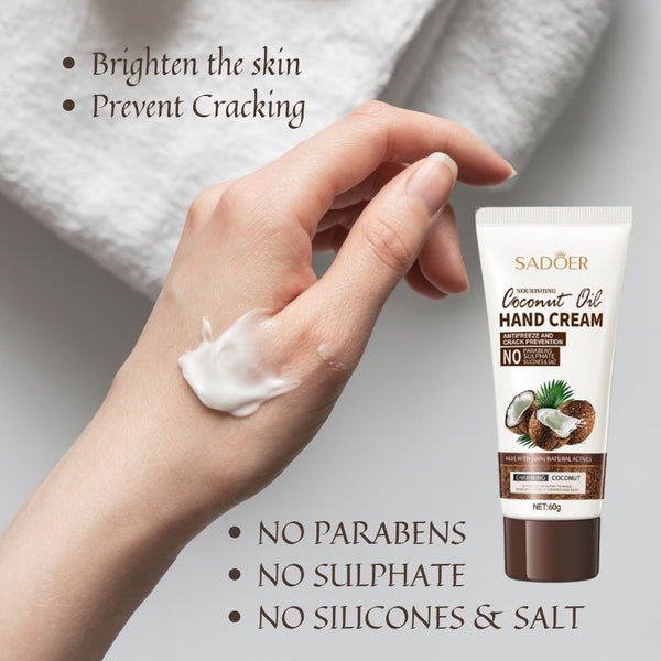 SADOER Coconut Oil Hand Cream 60g 椰子护手霜