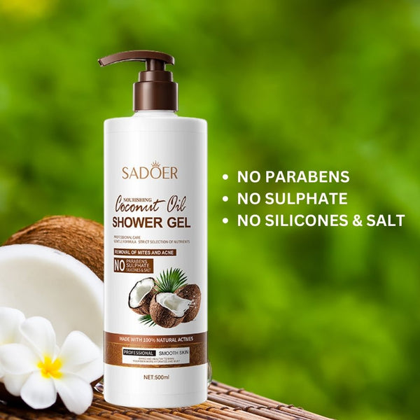 Coconut Oil Shower Gel/Body Wash 500ml 椰子沐浴露