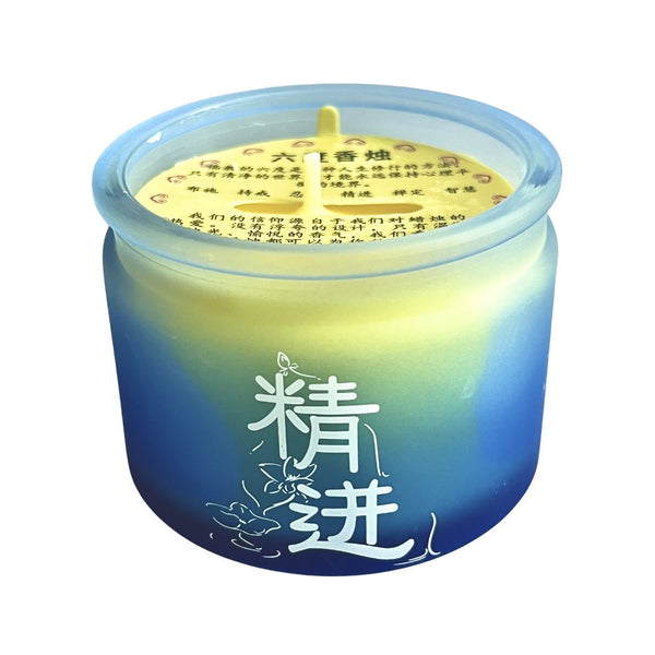 Praying Soybean oil light 24 hrs 六度祈福大豆酥油灯