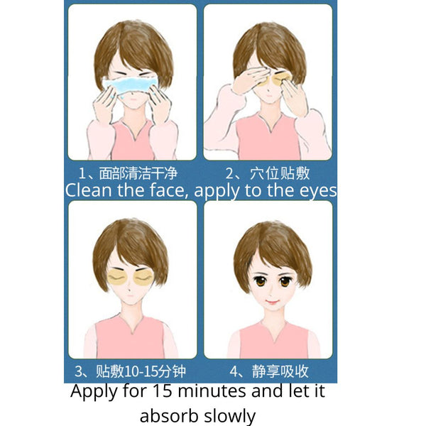 Blueberry Lutein Eye Patch 2 pcs per 10 bags/Box 蓝莓叶黃素眼贴