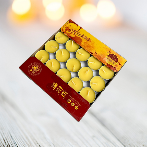 Butter Oil Light 2 hr/100 pcs per box  2 小时酥油灯100粒