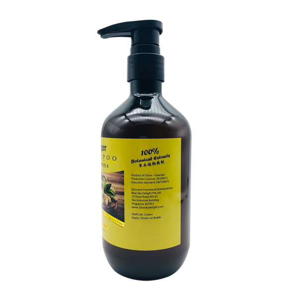 Ginger Shampoo 500ml 老姜王植物洗发水