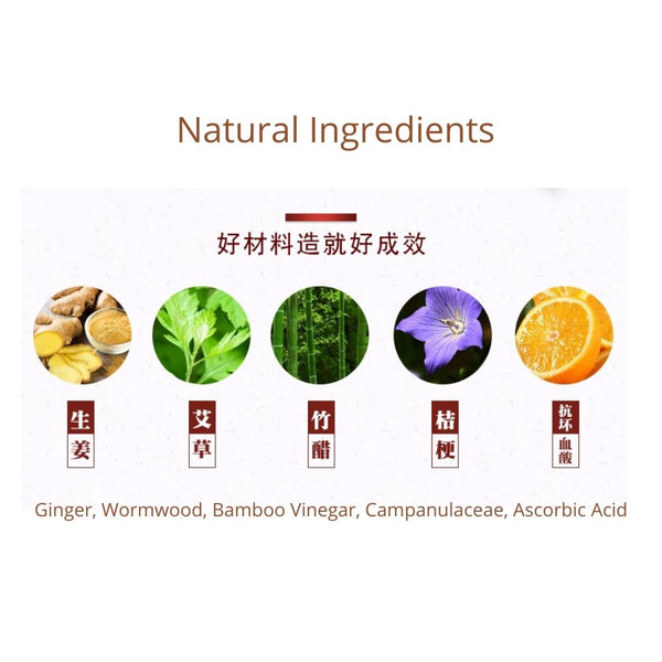 Old Beijing Foot Detox Patch Old Ginger Wormwood 老北京姜艾草贴足贴