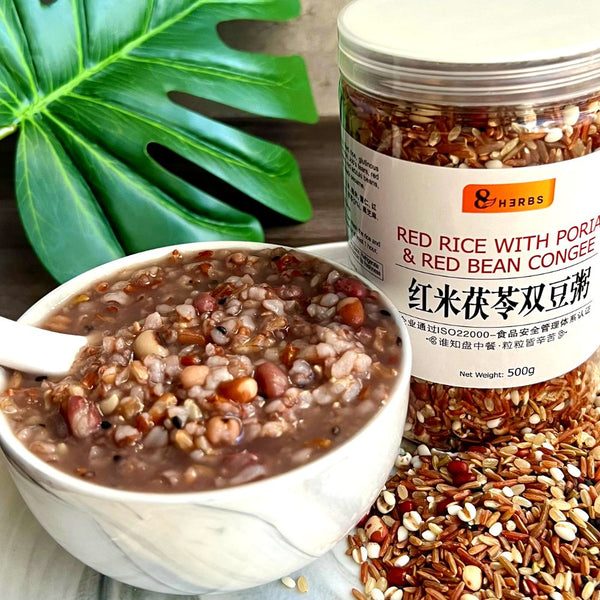 Red Rice with poria and red bean congee 500g 红米茯苓双豆粥