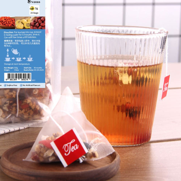 Ginseng Maca tea 125g (5g*25 Bags) 人参五宝茶