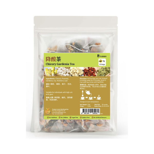 Chicory Gardenia Tea 降酸茶 125g  (5g x 25 Bags)