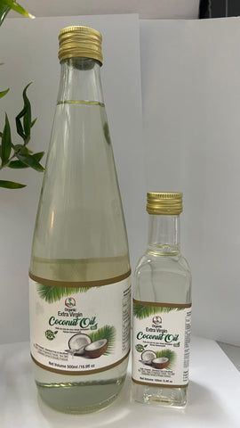 [SG Ready Stock] 🥥 ORG Extra VIRGIN COCONUT OIL - Glass Bottle (Bundle)500ml & 100ml有机椰子油 - 玻璃瓶 500 & 100毫升Ceypla Organic (Copy)