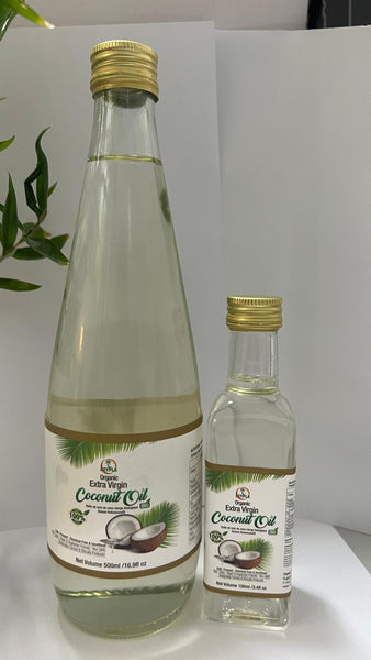 [SG Ready Stock] 🥥 ORG Extra VIRGIN COCONUT OIL - Glass Bottle (Bundle)500ml & 100ml有机椰子油 - 玻璃瓶 500 & 100毫升Ceypla Organic (Copy)