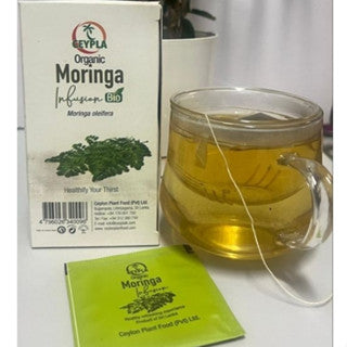 [SG Ready Stock] ORG MORINGA INFUSION 2gx25 Tea bags x 1 Box 有机辣木茶 2克x25袋 x 1盒