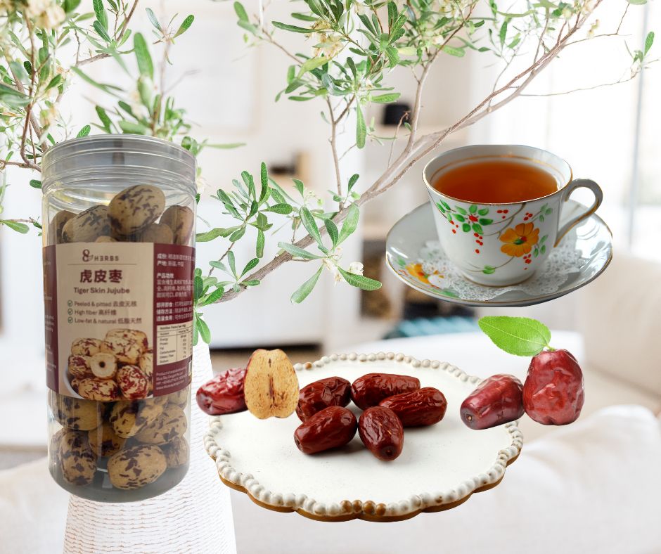 [SG Ready Stock]Tiger Skin Jujube 250g - (红枣)虎皮250g去皮无核 新疆红枣