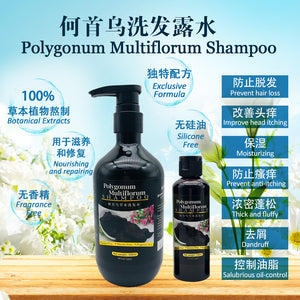 Polygonum Multiflorum Shampoo 500ml 何首乌草本洗发水