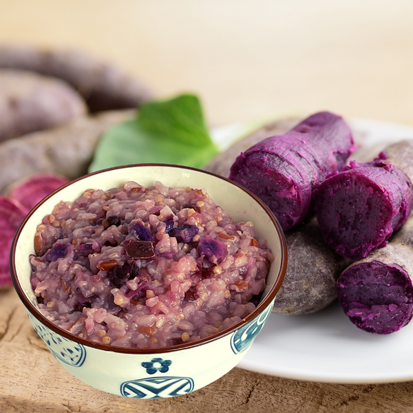 Purple sweet potato white fungus congee 500g 紫薯银耳粥